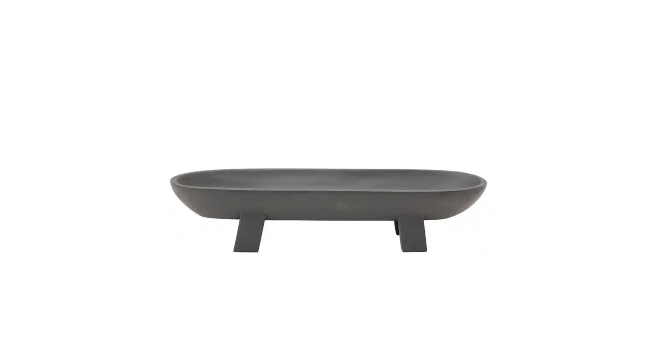 Mango Wood Footed Tray