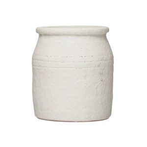 Distressed Coarse Terracotta Crock