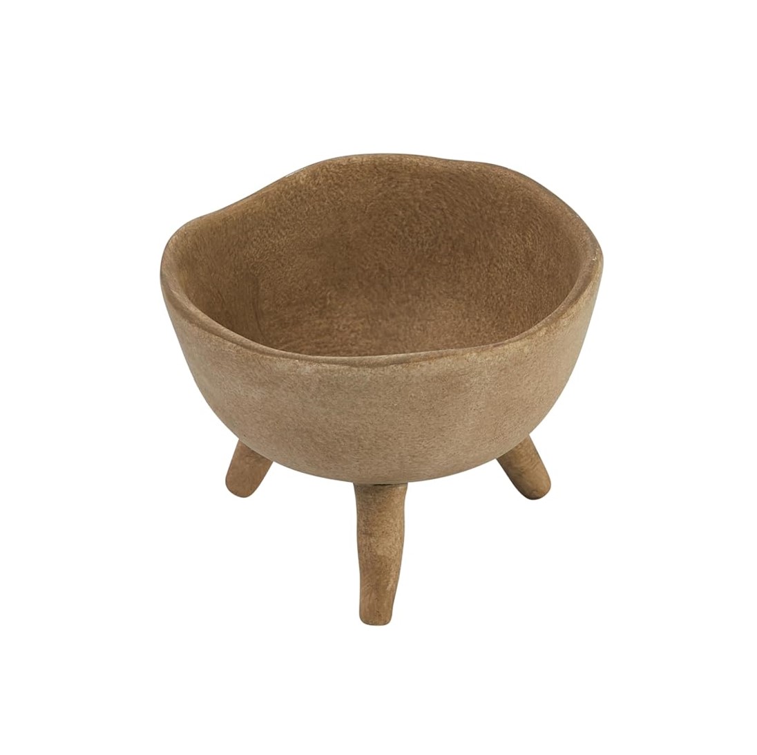 Boho Footed Planter with Organic Edge