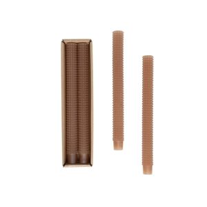 Hobnail Taper Candles, Set of 2
