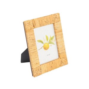 Hand Woven Rattan Photo Frame