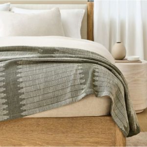 Reversible Woven Bed Blanket