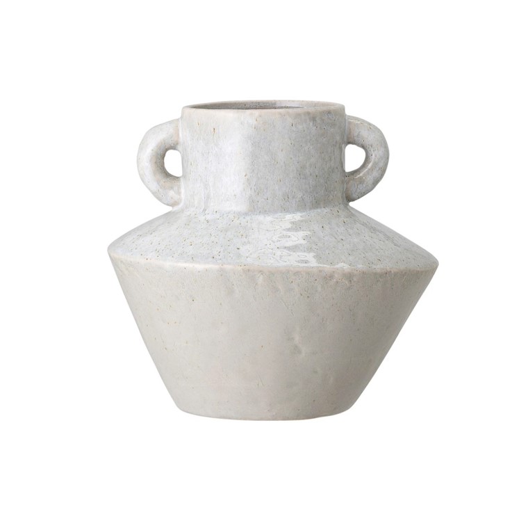 Double Handle Stoneware Vase